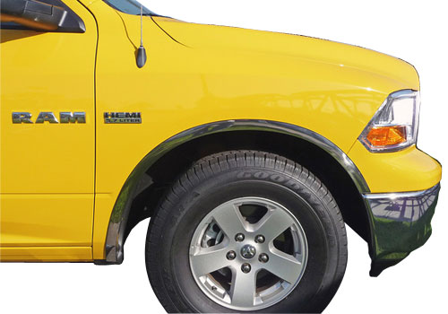 TFP ValuTrim Polished Stainless Fender Trim 02-09 Dodge Ram SB